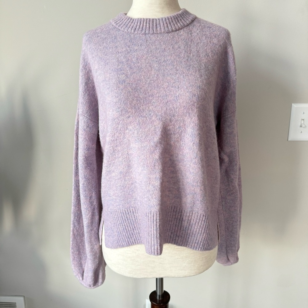 Like new! Madewell Marble Payton Pullover Sweater in Coziest Yarn - Bubble Cuff - Picture 3 of 10